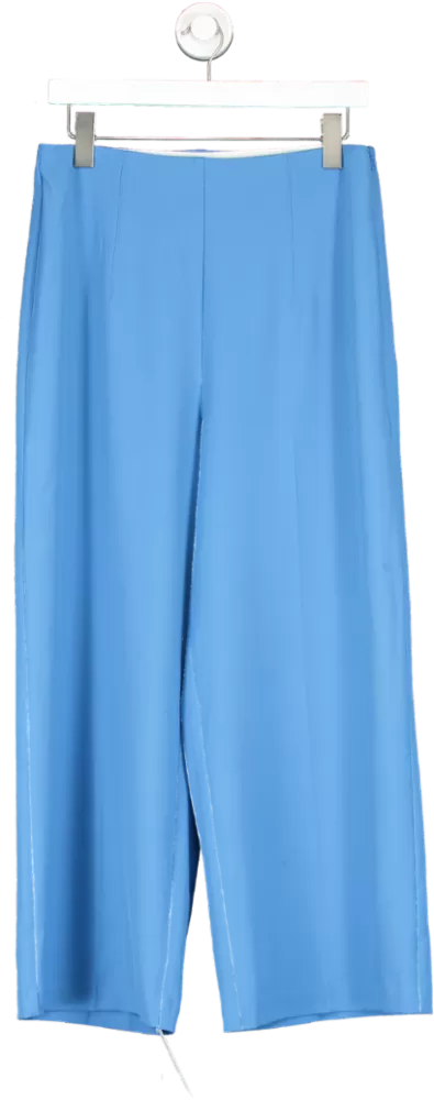 Tesco F&F Blue Wide Leg High Rise Trouser UK 12