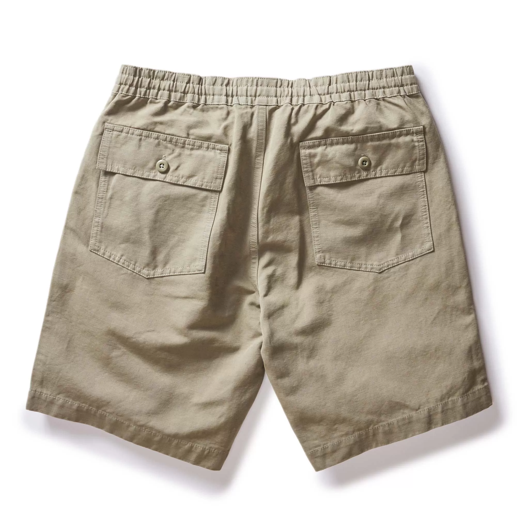 The Apres Trail Short in Light Sage Slub