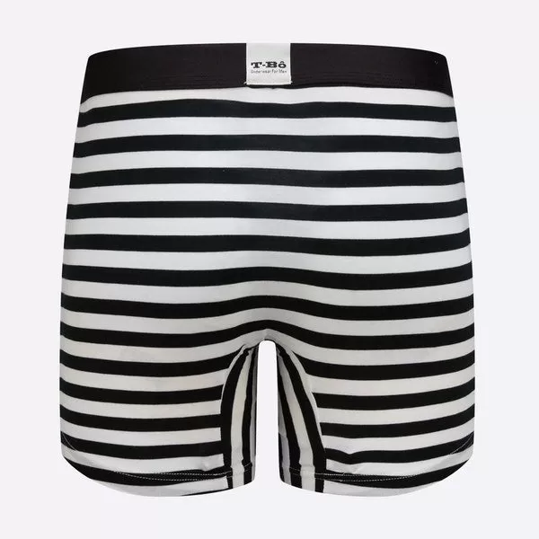 The Ballsy Pirate Black Stripes Boxer Brief