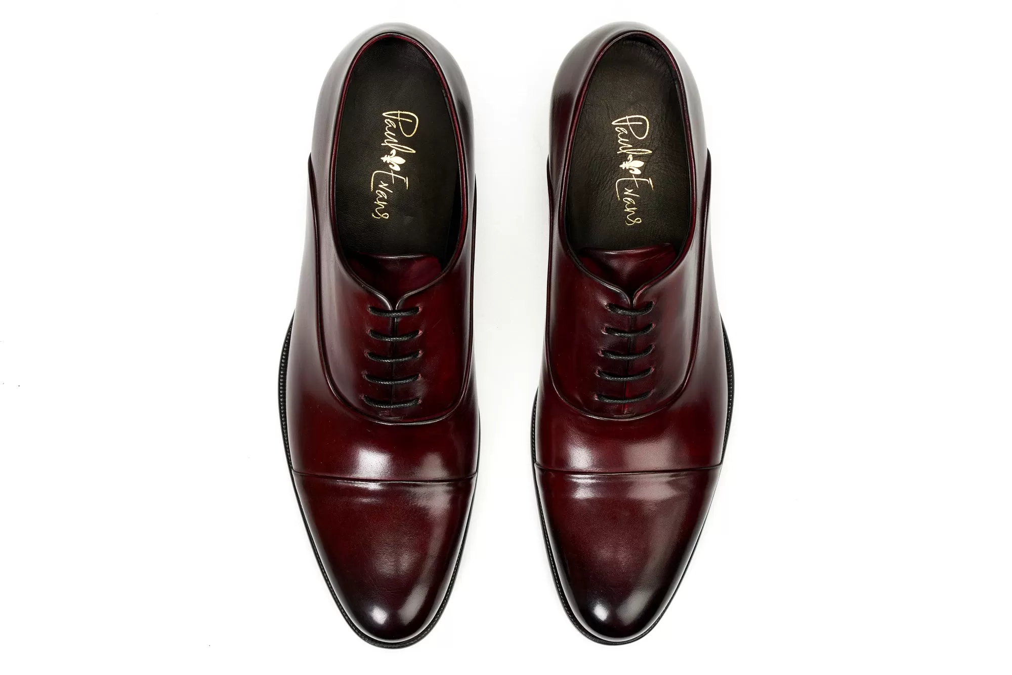 The Cagney Cap-Toe Oxford - Oxblood