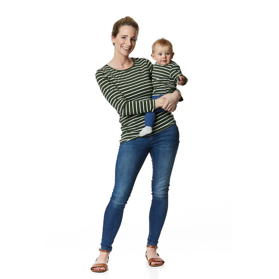 The Juno - Long Sleeve Lift-Up Breastfeeding Mumma Top