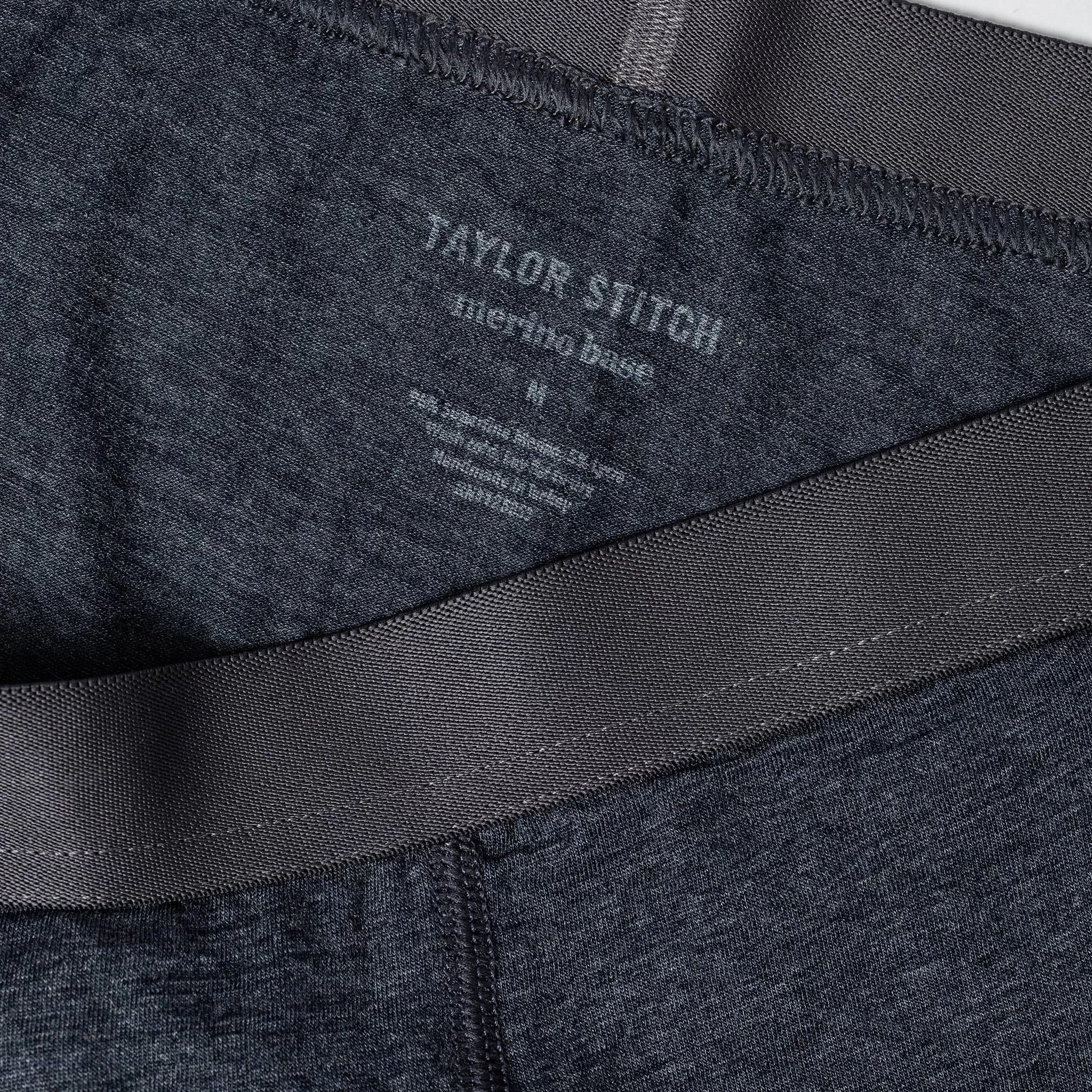 The Merino Boxer in Heather Navy