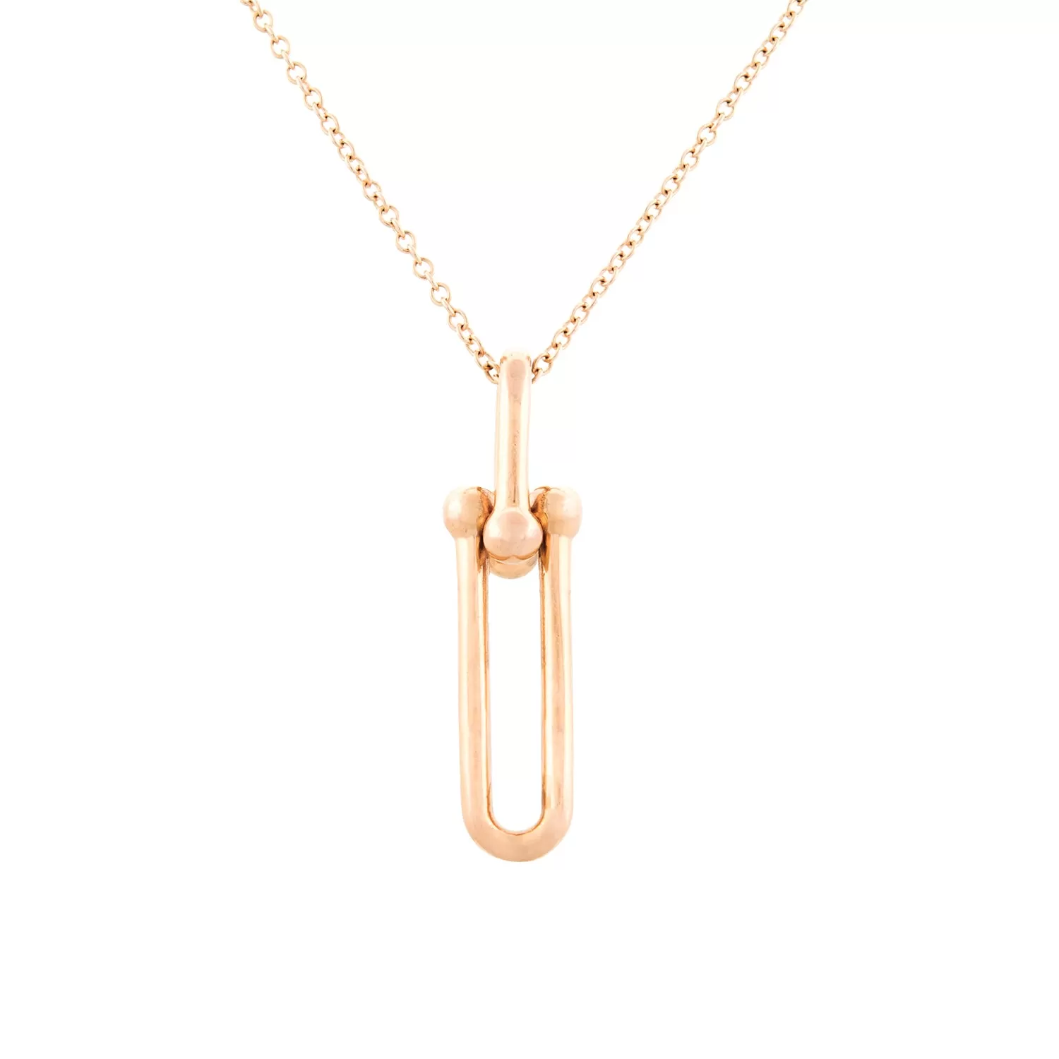 TIFFANY & CO. Estate 14k HardWear Necklace