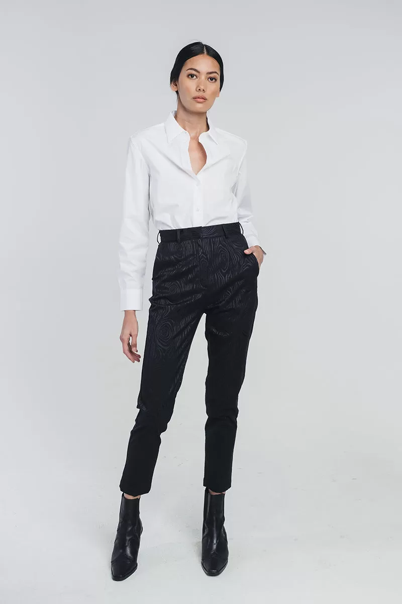 TUNDRA cotton poplin shirt in white