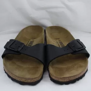 Womens Birkenstock Madrid 1 Bar Mule Black Birko