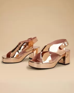 Women's Casual Daily Cross-strap Chunky Heel Sandals