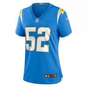 Women's Khalil Mack Nike Chargers Game Jersey - Light Blue