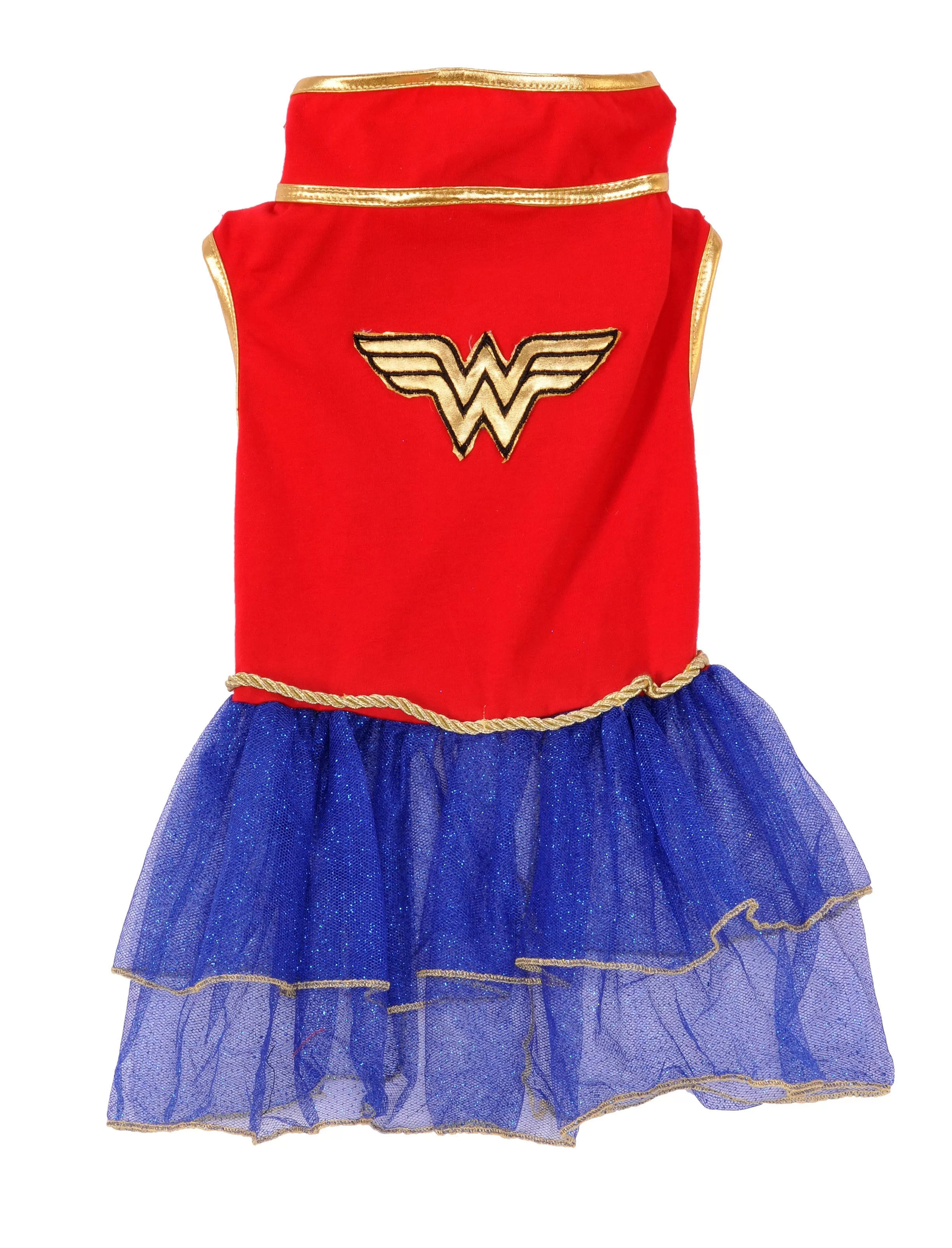 Wonder Woman Tutu Dress Pet Costume - Warner Bros DC Comics