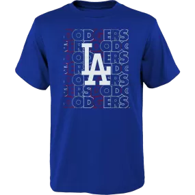 Youth Dodgers Letterman Tee